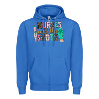 True Royal nurses call the shots Zipper Hoodie - CowGirlArtShop