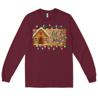 Burgundy Let it snow Long Sleeve Tee - Bettercallsaul