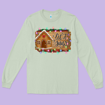 Let It Snow Long Sleeve Tee Designed By Bettercallsaul