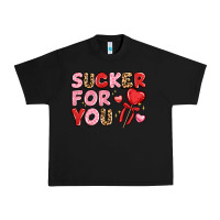 Black lovethemed typography with heart lollipop Urban Heavy Tee - LillyAllenDesigns