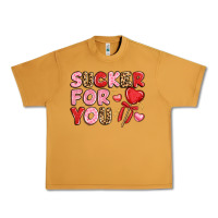 Peanut Butter lovethemed typography with heart lollipop Urban Heavy Tee - LillyAllenDesigns