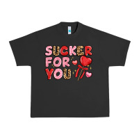 Pigment Black lovethemed typography with heart lollipop Urban Heavy Tee - LillyAllenDesigns