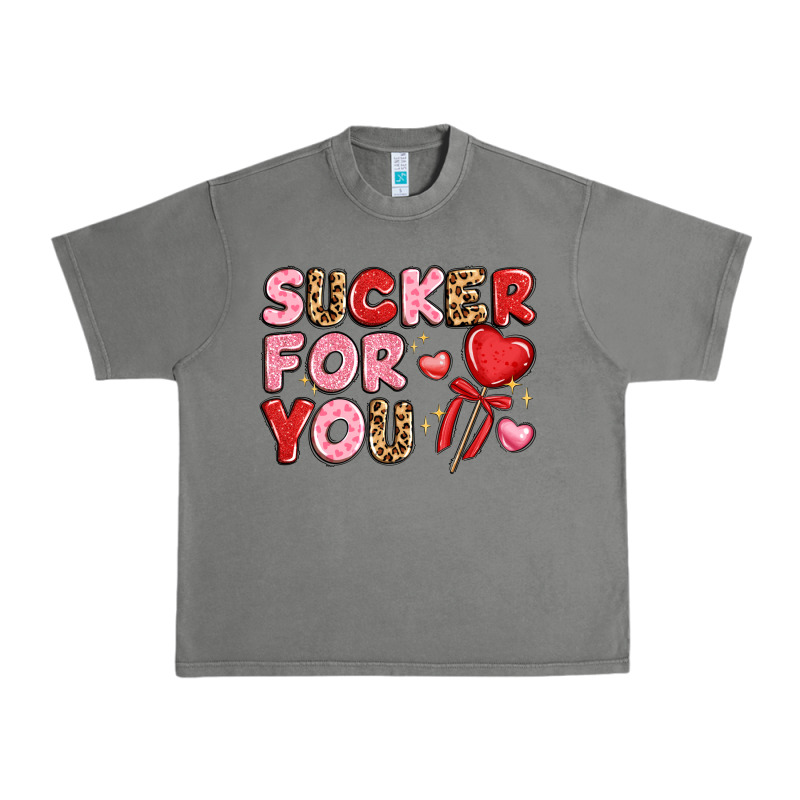 Lovethemed Typography With Heart Lollipop Urban Heavy Tee by LillyAllenDesigns | Teevron