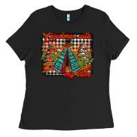 Black christmas with my tribe Ladies Tee - Jasminsmagicworld