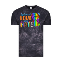 Cloud Black Spread Love Not Hate Vintage Tee - BundleAndBundleShop