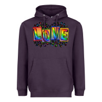 Plum Love pride Heavyweight Hoodie - FaDigitalArtStudio