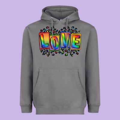 Love Pride Heavyweight Hoodie Designed By Fadigitalartstudio