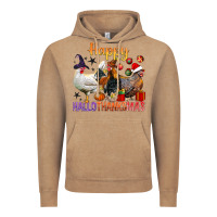 Vintage Coffee Happy Hallothanksmas Chick Vintage Hoodie - BundleAndBundleShop