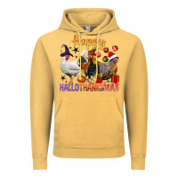 Happy Hallothanksmas Chick Vintage Hoodie | Teevron