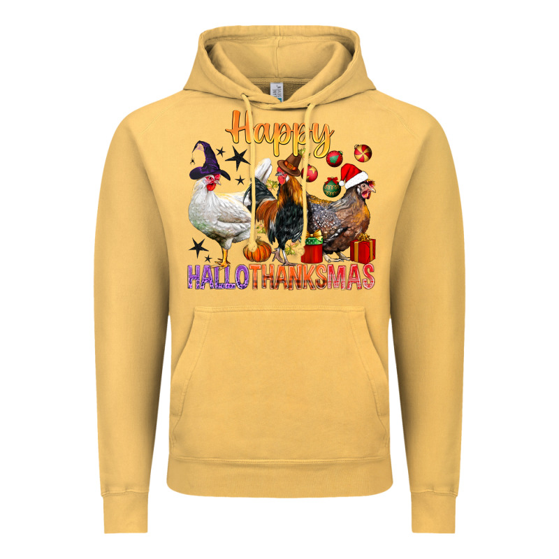 Happy Hallothanksmas Chick Vintage Hoodie by BundleAndBundleShop | Teevron