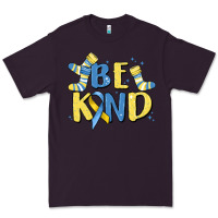 Plum be kind Premium Tee - MaliasSmallBusiness
