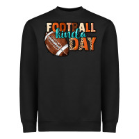 Black Football kinda day Heavyweight Sweatshirt - NancyCooperArtShop