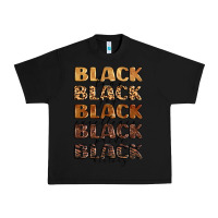 Black typography variations in animal and glitter textur Urban Heavy Tee - LillyAllenDesigns