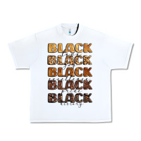 White typography variations in animal and glitter textur Urban Heavy Tee - LillyAllenDesigns