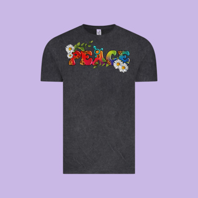 Lgbtq Peace With Daisy Vintage Tee Designed By Bundleandbundleshop