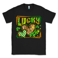 Black lucky st patricks day hearts Classic Tee - LillyAllenDesigns
