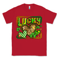 Red lucky st patricks day hearts Classic Tee - LillyAllenDesigns