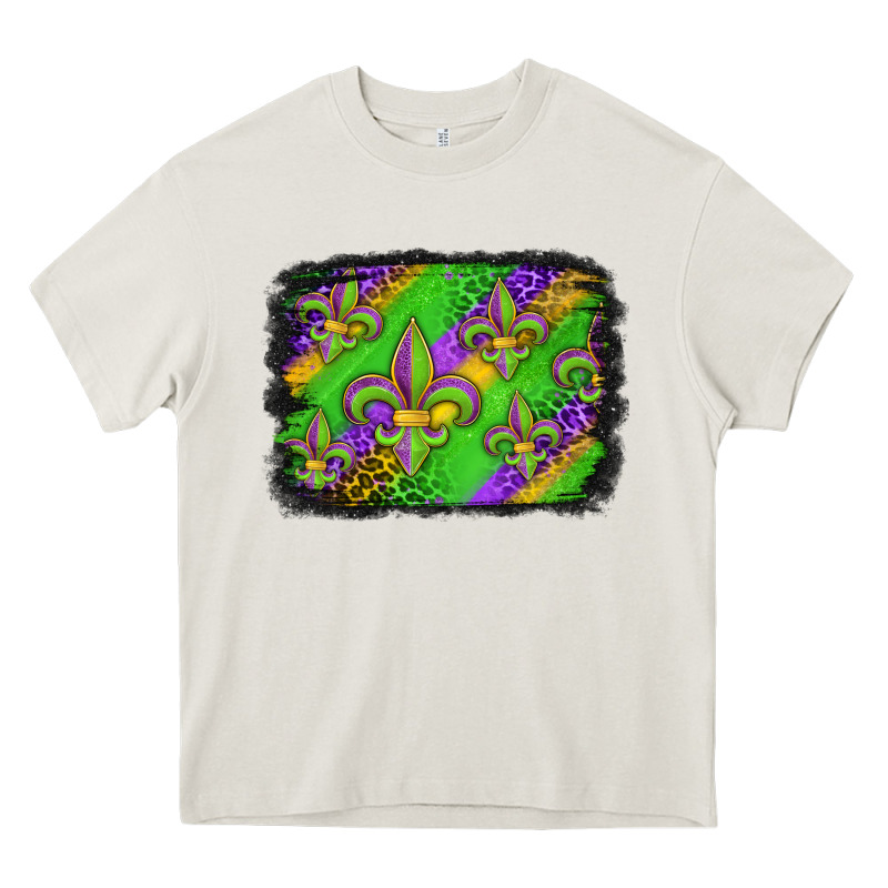 Mardi Gras Fleur De Lis Background Heavy Core Tee by Jasminsmagicworld | Teevron