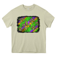 Mossy mardi gras fleur de lis background Heavy Core Tee - Jasminsmagicworld