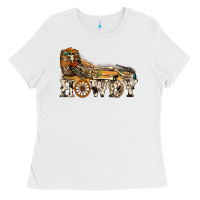 White howdy killer Ladies Tee - NancyCooperArtShop
