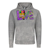 Cloud Rock Mardi Gras Love With Gnome Vintage Hoodie - BundleAndBundleShop