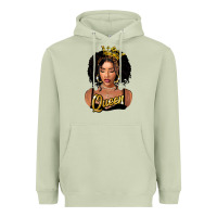 Matcha black queen Heavyweight Hoodie - FaDigitalArtStudio
