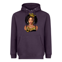 Plum black queen Heavyweight Hoodie - FaDigitalArtStudio