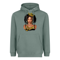 Sage black queen Heavyweight Hoodie - FaDigitalArtStudio