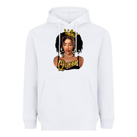 White black queen Heavyweight Hoodie - FaDigitalArtStudio