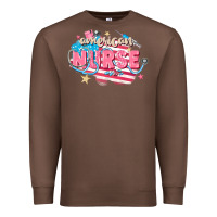 Chestnut American Nurse Premium Sweatshirt - FaDigitalArtStudio