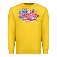 Lemon American Nurse Premium Sweatshirt - FaDigitalArtStudio