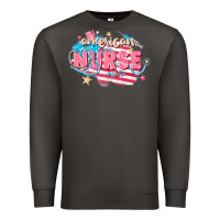 Smoke American Nurse Premium Sweatshirt - FaDigitalArtStudio
