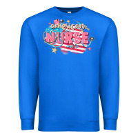 True Royal American Nurse Premium Sweatshirt - FaDigitalArtStudio