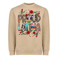 Mushroom Proud Latina Heavyweight Sweatshirt - texasbilliewilder