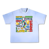 Grape Ice name puzzle ribbon of inspiration Urban Heavy Tee - LillyAllenDesigns