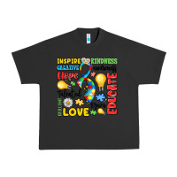 Pigment Black name puzzle ribbon of inspiration Urban Heavy Tee - LillyAllenDesigns