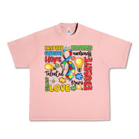 Salmon name puzzle ribbon of inspiration Urban Heavy Tee - LillyAllenDesigns