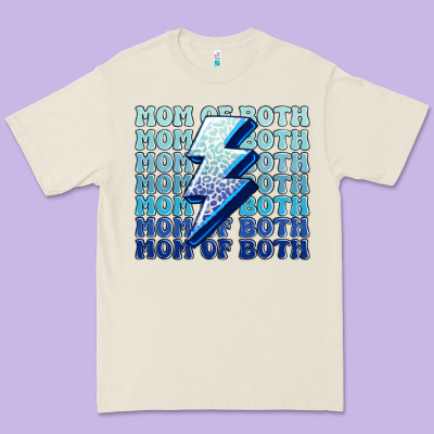 Mom Of Both Boys Premium Tee Designed By Maliassmallbusiness