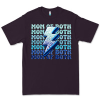 Plum mom of both boys Premium Tee - MaliasSmallBusiness