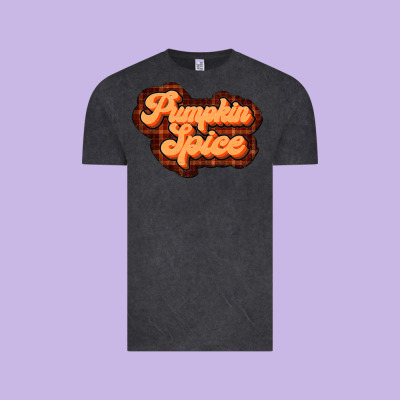 Pumpkin Spice Vintage Tee Designed By Jahusdesignshop