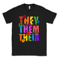Black They Them Their Pride LGBTQ Classic Tee - BundleAndBundleShop