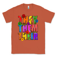 Copper They Them Their Pride LGBTQ Classic Tee - BundleAndBundleShop