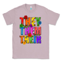 Lilac They Them Their Pride LGBTQ Classic Tee - BundleAndBundleShop