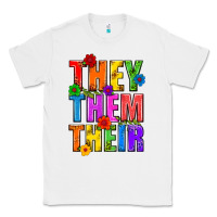 White They Them Their Pride LGBTQ Classic Tee - BundleAndBundleShop