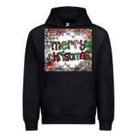 Black merry Christmas Urban Hoodie - CowhideDigitalArt