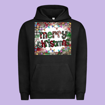 Merry Christmas Urban Hoodie Designed By Cowhidedigitalart