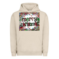 Pigment French Oak merry Christmas Urban Hoodie - CowhideDigitalArt