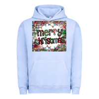 Pigment Grape Ice merry Christmas Urban Hoodie - CowhideDigitalArt