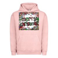 Pigment Salmon merry Christmas Urban Hoodie - CowhideDigitalArt