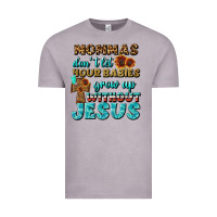 Vintage Zinc Mommas Don't Let Your Babies Grow  Up Without Jesus Vintage Tee - BundleAndBundleShop